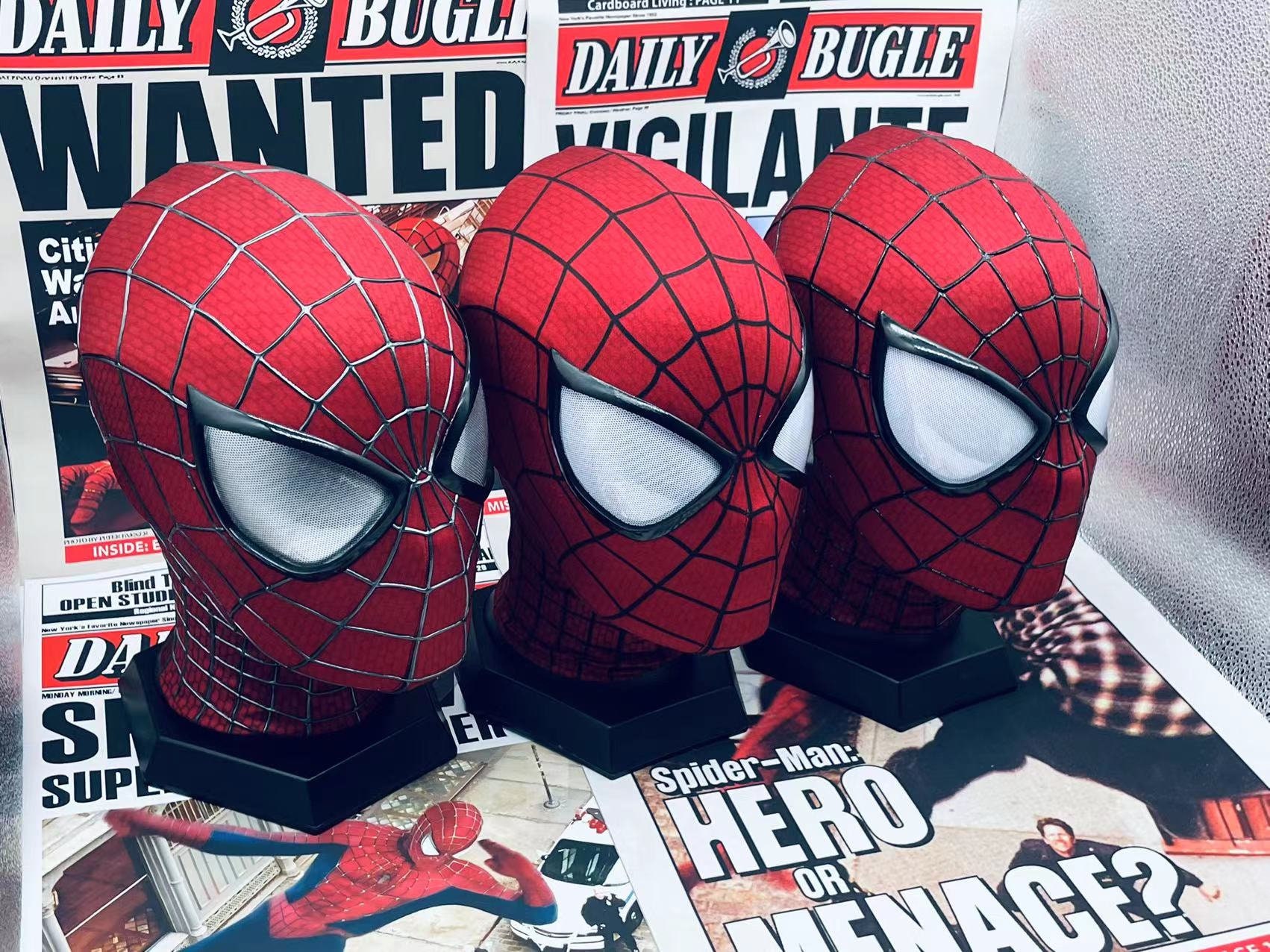 Spider-man Head Mask Iron-on Embroidered Patch, Patches, Pins, Vinyl,  Sticker, Cosplay, Miles Morales, Peter Parker, Classic Ultimate Marvel 