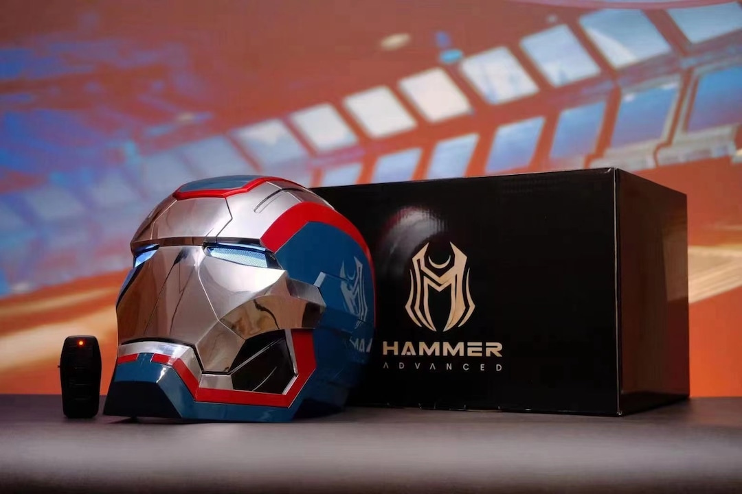 New Style Iron Man Helmet Jarvis Mask, MK5 Cosplay Helmet Mask,11 Life