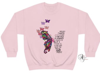 BC Butterfly, Unisex Crewneck Sweatshirt