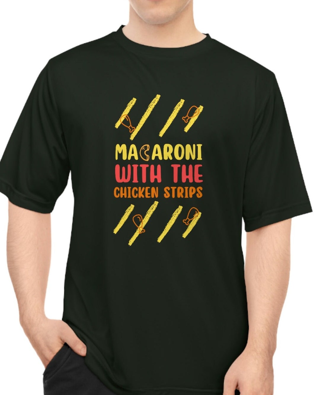 Macaroni With the Chicken Strips Funny Meme Shirt Tiktok Etsy