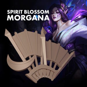 League of Legends Morgana Spirit Blossom Hair Accessory Cosplay Pack