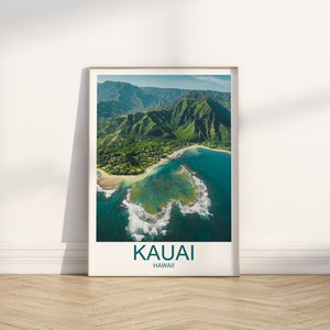 Impresión de viaje de Kauai, fotografía HD en papel mate de alta calidad, regalos de Hawaii, cartel de Kauai