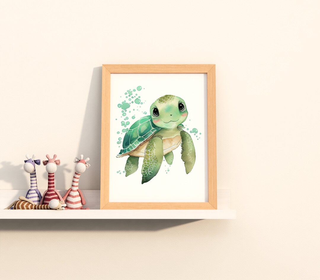 wasserfarben-wasserschildkr-te-kinderzimmer-druck-kawaii-tier-kunst
