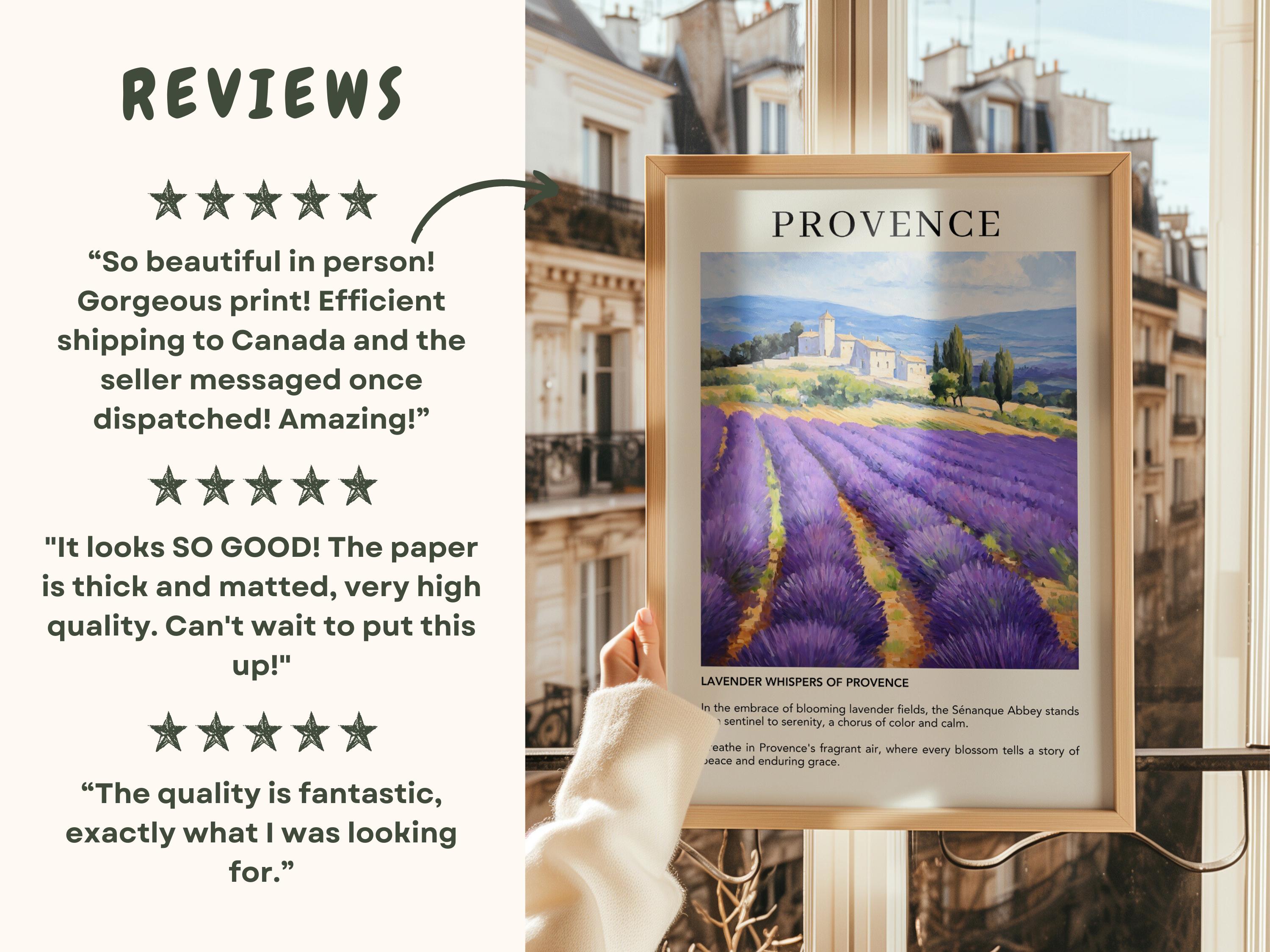 Provence France Travel Poster Print | French Riviera Lavender Fields ...
