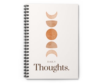 Daily Thoughts Notebook or Diary - Perfect for writing down your ideas!