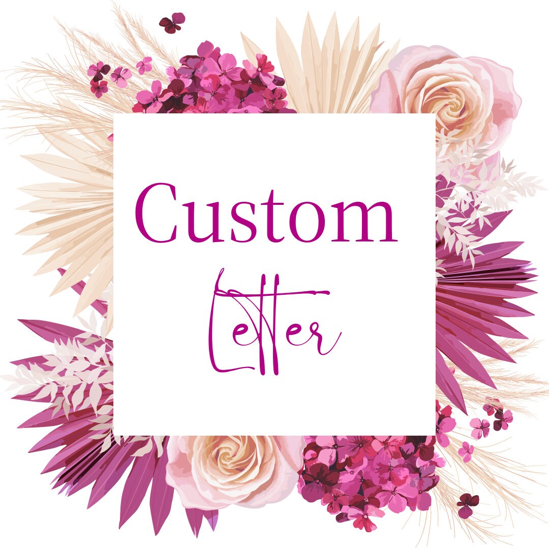 Custom Lettered Custom Letter - Etsy