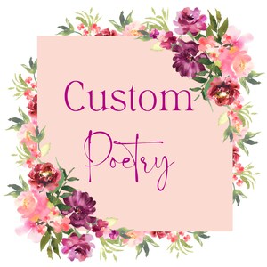 Custom Poetry