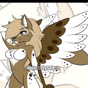 Winged Ice Cream Sandwich Cat Furry Adoptable
