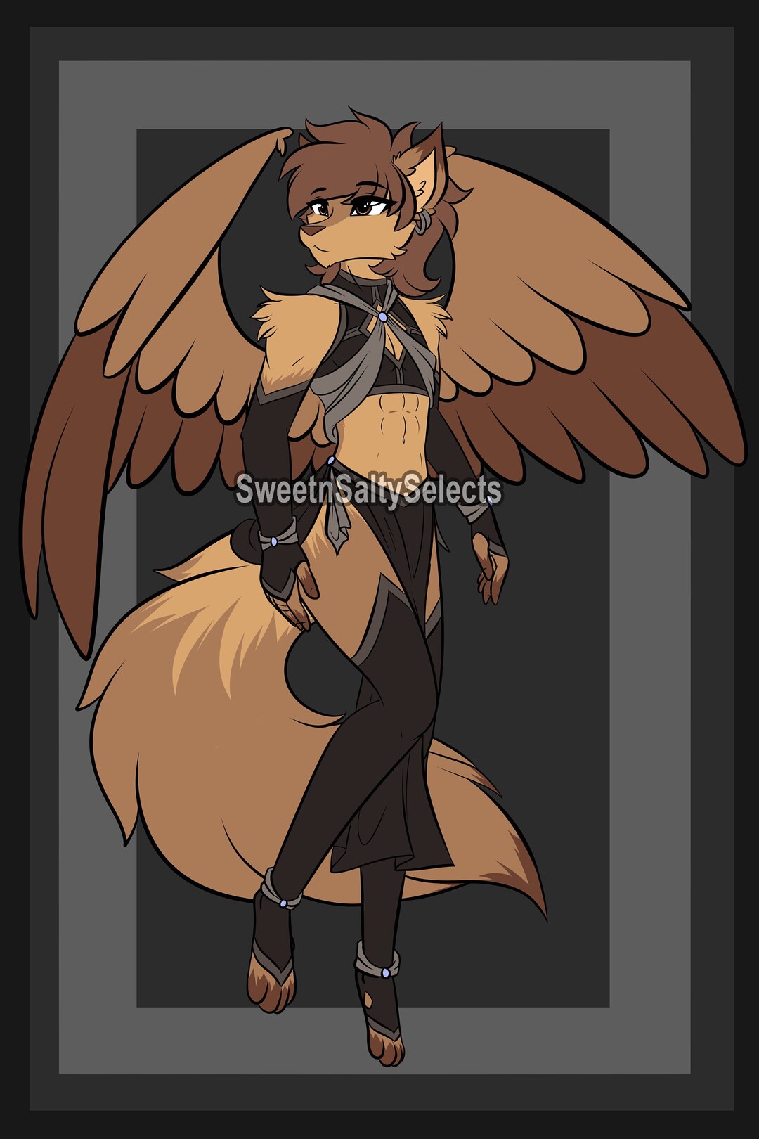 Cinnamon Angel Wolf Furry Adoptable Etsy