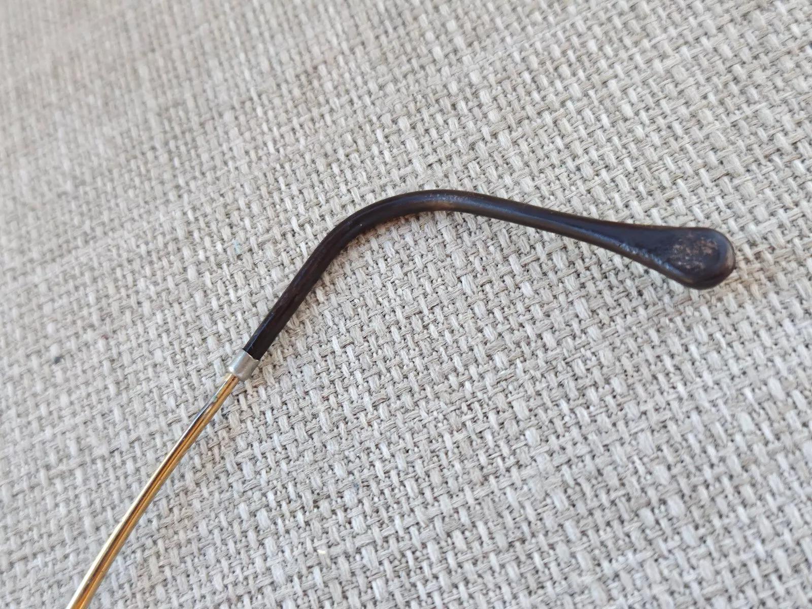 Escada Vintage Glasses Frame Half Rim Gold Tone Women Eyeglasses Frame only Escada Vintage Glasses Frame Half Rim Gold Tone Women  main image 3