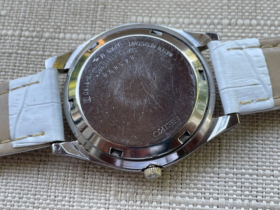 Vintage Seiko Men Wristwatch Quartz Analog Date/D… - image 7