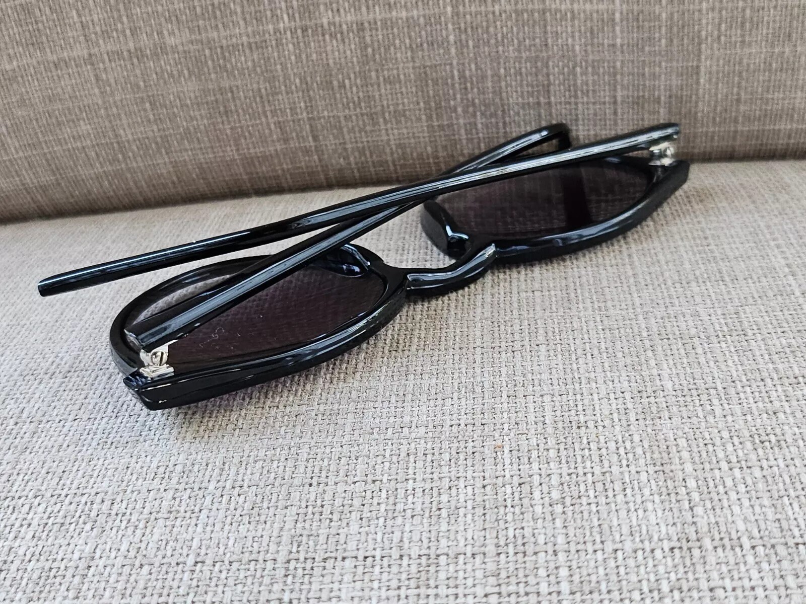 Vintage Sunglasses Unisex Eyewear RAINBOW BLACK Shades Women  display picture 3