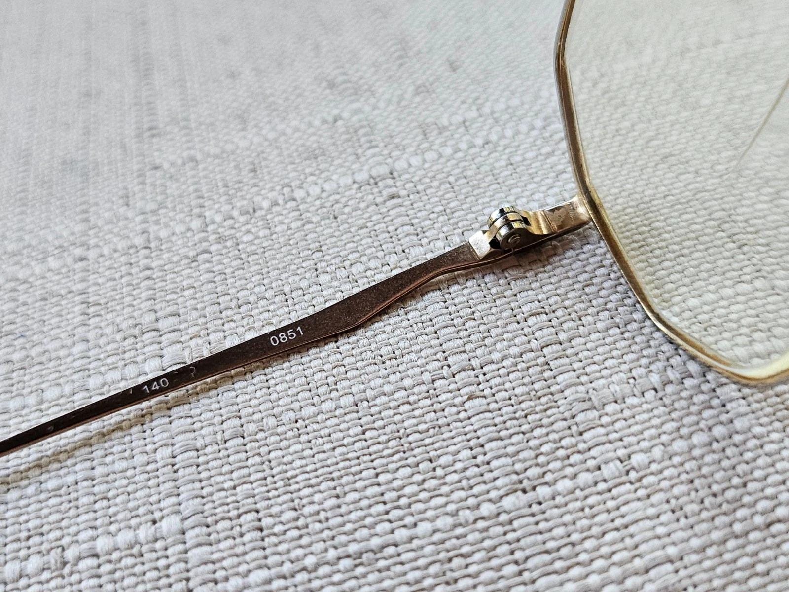 Vintage Nikon Titanium Eyeglasses Frame Gold Tone NC51 Eye Wear Glasses Nikon NK 4051 0076 Vintage 80s Glasses Frames – Ed & Sarna  main image 2
