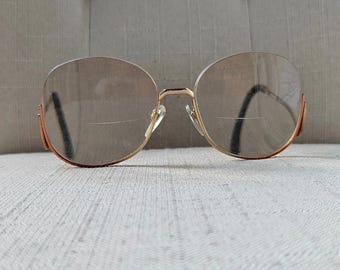 Tura Women Sunglasses/Eyeglasses Frame Half Rim Gold Tone Frame Japan Tura Women Sunglasses/Eyeglasses Frame Half Rim Gold Tone  main image 4