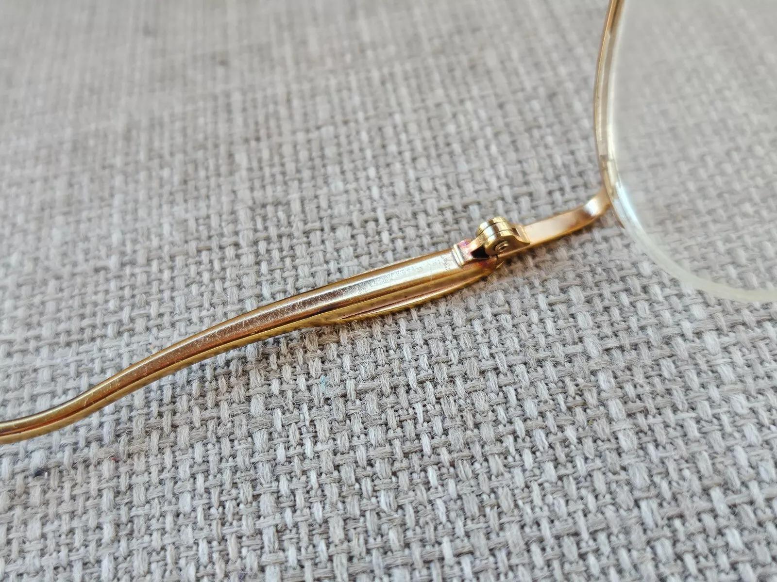 Escada Vintage Glasses Frame Half Rim Gold Tone Women  display picture 1