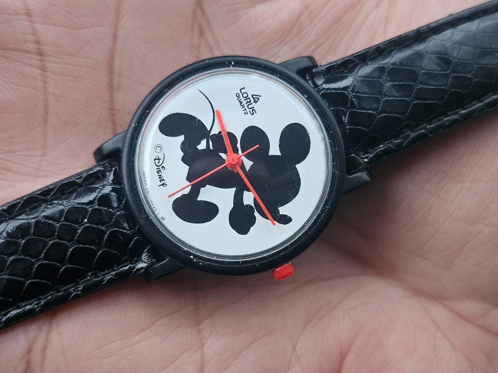 Lorus Quartz Mickey Mouse Watch Band - Etsy