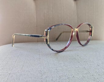 Montatura per occhiali Vintage Forte Multicolore 56[]18 Occhiali da vista Rari Montatura per occhiali da vista