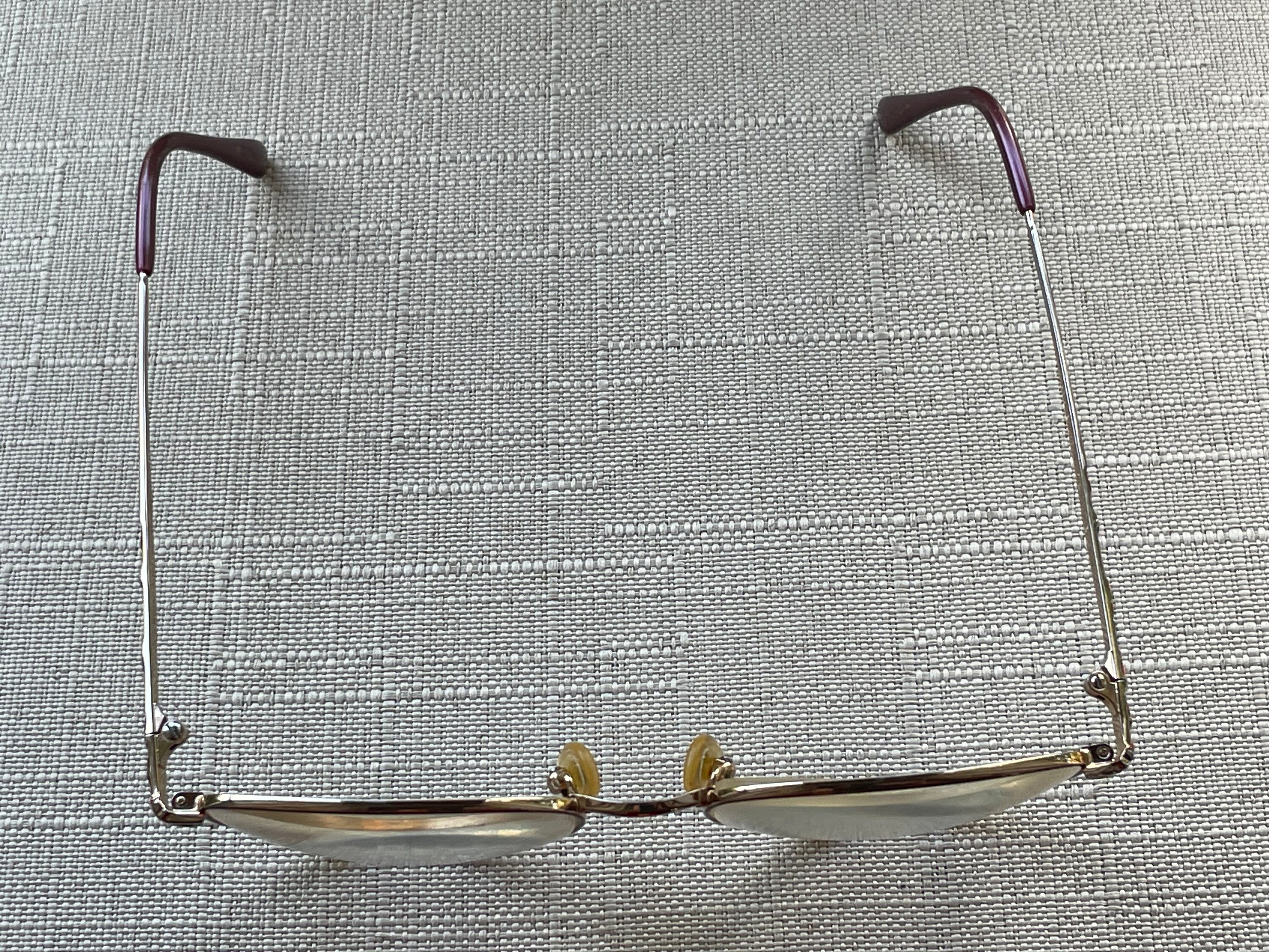 Vintage Laura Ashley Women Eyeglasses Frame LYDIA Gold Tone