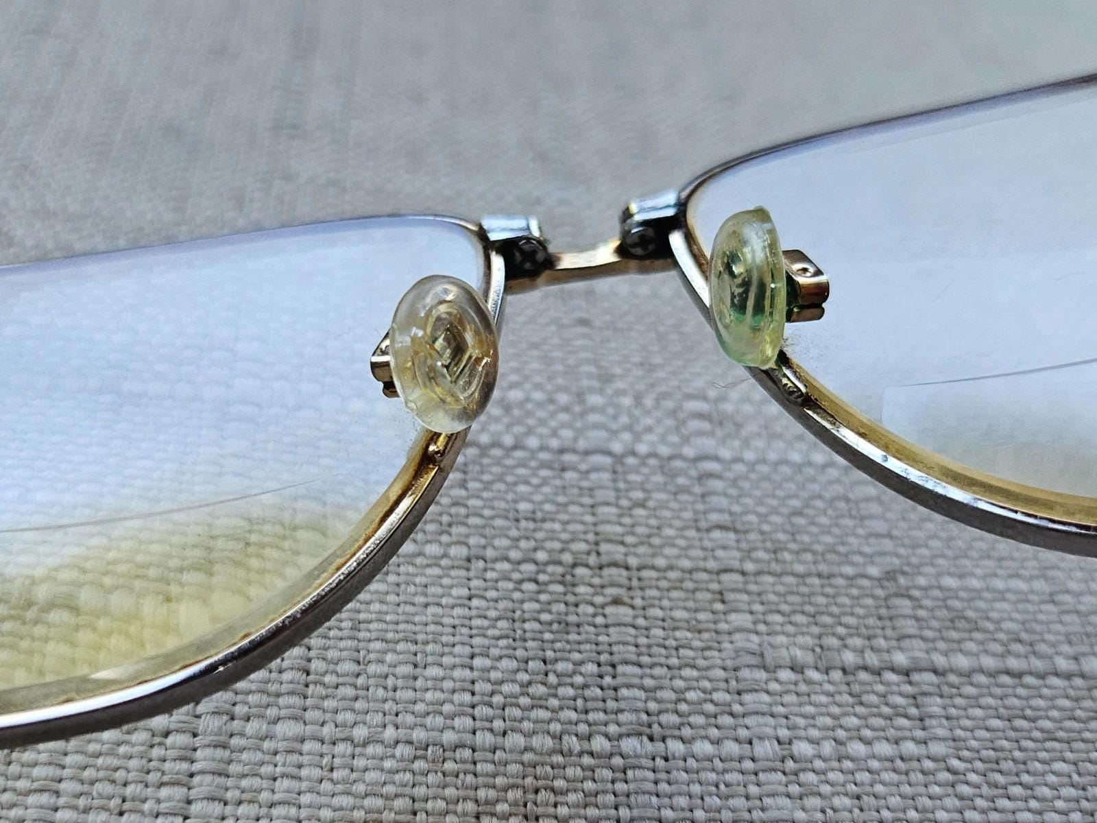 Vintage Nikon Titanium Eyeglasses Frame Gold Tone NC51 Eye  display picture 1
