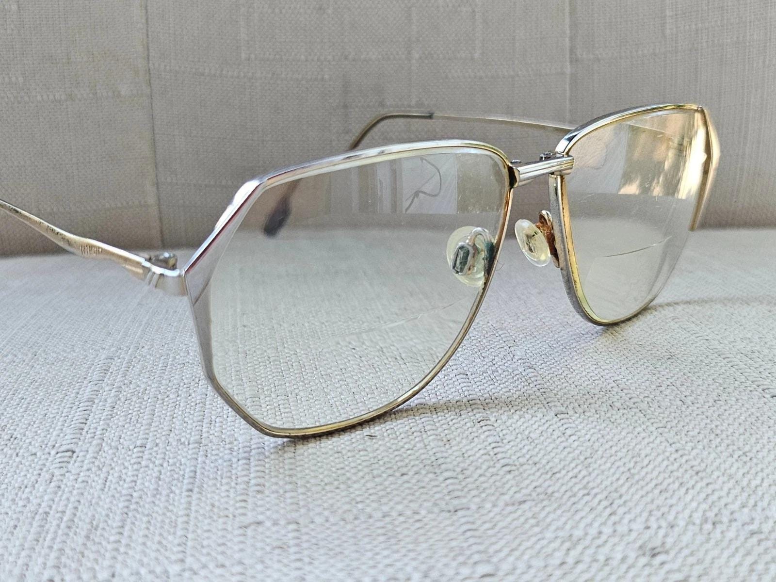 Vintage Nikon Titanium Eyeglasses Frame Gold Tone NC51 Eye Wear Glasses Vintage Nikon Titanium Eyeglasses Frame Gold Tone NC51 Eye  main image 2