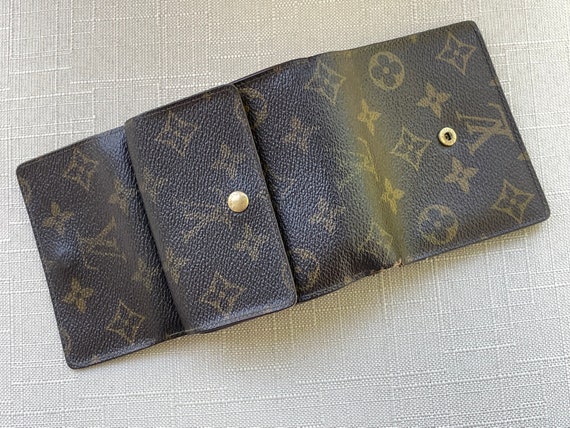 Vintage Louis Vuitton Wallet Card Holder Brown Le… - image 7