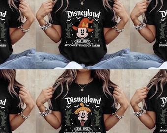 Vintage Disney Halloween All Characters Shirts, Mickey And Friends Halloween Shirt, Halloween Party Shirt, Disney Family Halloween Shirts