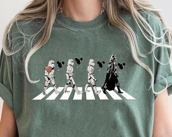 Comfort Colors® Vintage Disney Star Wars-skjortor, Disney Star Wars Darth Vader Storm Trooper-skjorta, Disneyworld-skjorta, Disney-familjeskjortor