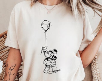 Comfort Colors® Vintage Mickey Mouse Shirt, Disney Mickey 1928 T-Shirt, Retro Mickey Shirt, Disney Trip Shirt, Checkered Mickey Shirt