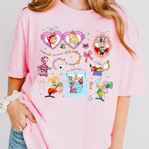 Coquette Bows Alice in Wonderland Shirt, We&#39;re All Mad Here Shirts, Princess Alice Shirt, Disney Princess Tee, Disney World Shirt