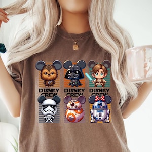 Star Wars Disney Crew Shirt, Comfort Colors Disney Shirt, Star Wars Family Shirt, Disney Star Wars Shirt, Disney Crew Shirt