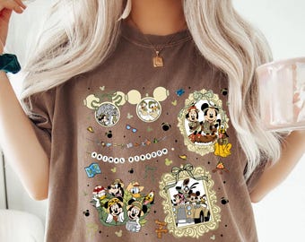 Mickey und Friends Leopard Coquette Bögen Animal Kingdom Shirt, Disney Safari-Modus Let's Get Wild Tee, Magic Kingdom Familienurlaub Reise