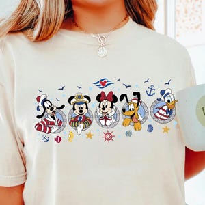 Comfort Colors® Disney Mickey und Co Cruise Shirt Mickey und Minnie Cruising Tshirt Disney Urlaub, Disney Cruise, Familie Matching