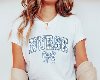 Nurse Toile Bow Shirt, Stethoscope Bow Shirt, Nurse Coquette Shirt, Gift for Nurse, Healthcare Professionals Shirt, Nurse Appreciation