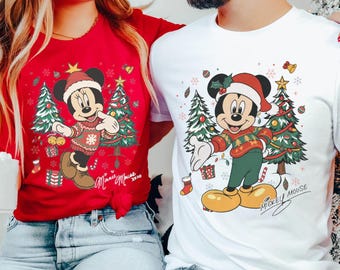 Disney Christmas Characters Shirt, Mickey Very Merry Christmas Tee, Disney Family Christmas Shirt, Disneyland Christmas Shirt