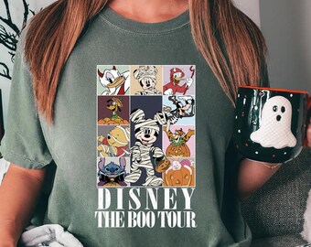 Camiseta de Mickey y sus amigos en mi época espeluznante, camisetas de Disney Spooky Tour, camiseta familiar de Halloween a juego, fiesta de Halloween no tan aterradora