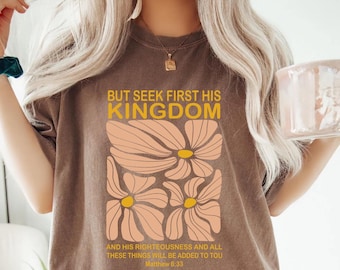 Comfort Colors® Christian Shirt, Christian Gifts, Inspirational Shirt, Religious Shirt, Bible Verse Shirt