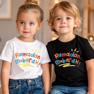 Ramadan Mubarak Shirts, Ramadan Kids Shirt, Muslim Youth Shirt, Islamic Gifts, Muslim Kids Clothing, Ramadan Gift, Eid Youth