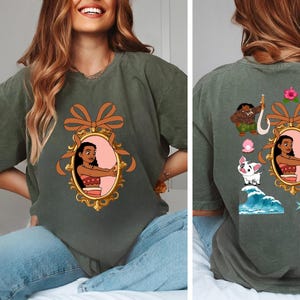 Disney Moana Shirts, Disney Moana Reise Shirt, Moana Disney World Minnie Maus Ohren T-Shirt, Moana Geburtstag Shirt, Prinzessin Moana, süße Prinzessin