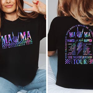 The Motherhood Tour Shirt, Some Days I Rock It Tshirt, Motherhood Rock Skeleton, Rocker Mom Shirt, Trendy Mom T-Shirt, Mom Life Shirt