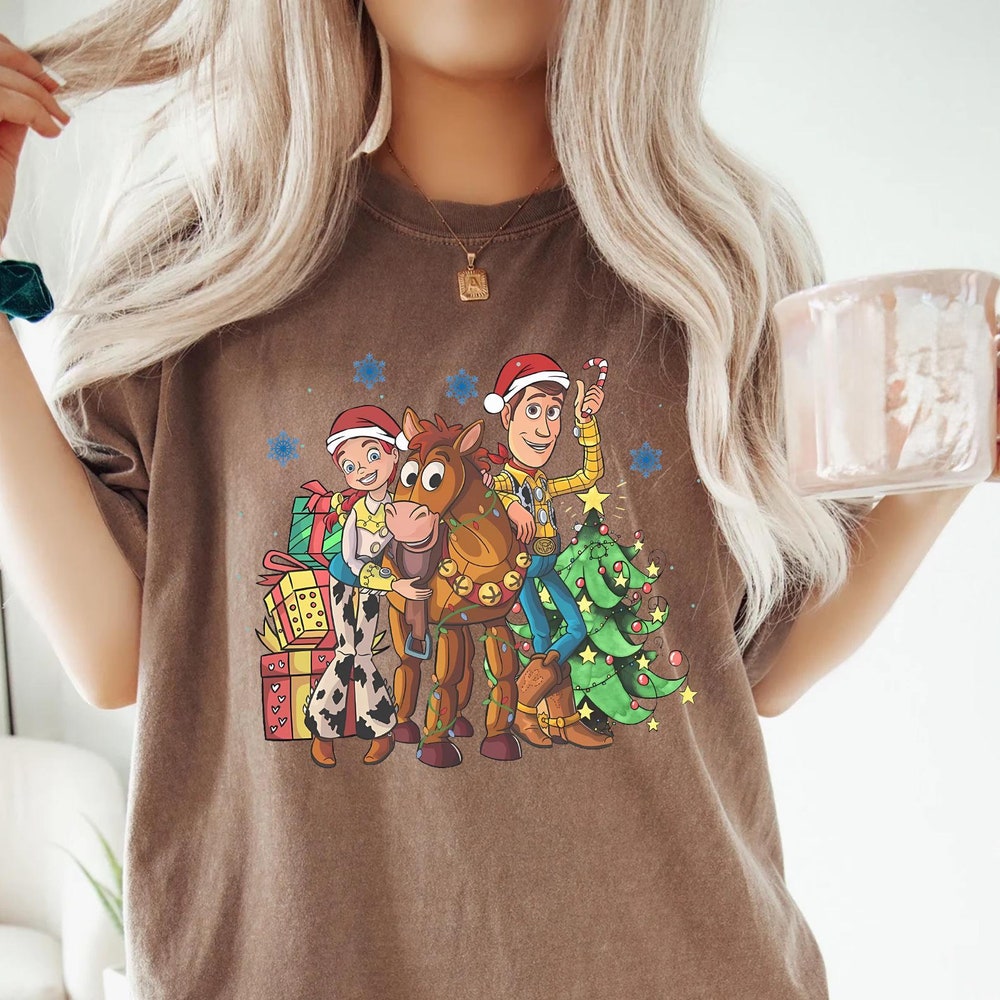 Retro Toy Story Christmas Shirt, Retro Toy Story Characters, Woody Buzz Xmas, Christmas Family Shirts, Toy Story Land, Disney Christmas