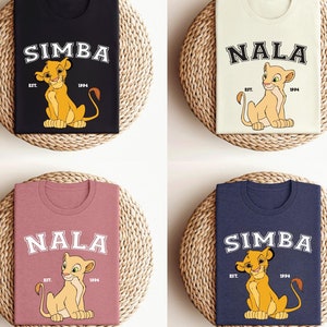 The Lion King Matching Shirts, Simba Nala Shirt, The Lion King Birthday Tees, Lion King Family Shirts