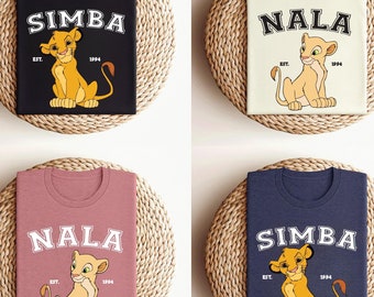 The Lion King Matching Shirts, Simba Nala Shirt, The Lion King Birthday Tees, Lion King Family Shirts