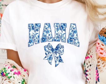 Camisetas Nana Comfort Colors®, Ropa Nana, Conjunto Nana, Regalo Nana, Camiseta para el Día de la Madre, Camiseta de Cumpleaños, Para Mujer