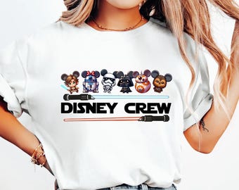 Star Wars Disney Crew T-Shirt, Comfort Colors Disney Shirt, Star Wars Family Shirt, Disney Star Wars Shirt, Disney Crew Shirt