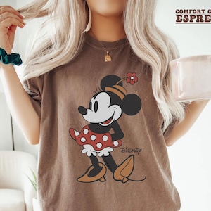 Comfort Colors®Disney klassiska Mimmi Pigg pose-skjorta, Mimmi-skjorta, Disneyland-semesterskjorta, Disney retroskjorta