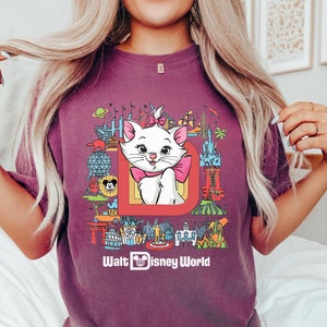 Camiseta Walt Disneyworld The Aristocats Marie Cat, Camiseta Disney The Aristocats, Camiseta Disney Marie Cat, Camiseta Magic Kingdom Family