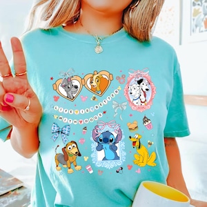Comfort Colors Disney Dogs Shirt, Dog Lovers Shirt, Disneyland Shirt, Disney Tee, Disney World Shirt, Cute Disney Dog Tee