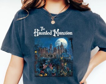 Disney The Haunted Mansion Shirt, Hitchhiking Ghosts Leota Tshirt, Disneyland Halloween,Spooky Season, Disneyland Vacation