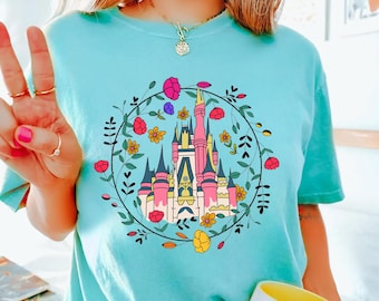 Comfort Colors® Disney Castle T-Shirt, Magical Castle Shirt, Mickey Castle Shirt, Disney Vacation Shirt, Magical Kingdom Shirt
