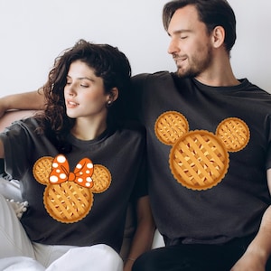 Disney Thanksgiving Couple Shirt, Mickey Minnie Pie Shirt, Disney Thanksgiving couple shirts, Happy Thanksgiving, Pie Disney Autumn Tee